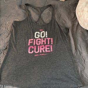 Under Armour breast cancer awareness tank